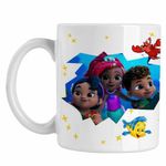 Casa si Gradina - Bucatarie si vesela - Cani si pahare - Cani si cesti - Cana Ariel Lucia Fernie Mica Sirena Disney CoolTrend, alba, 330ml - Infinity.ro