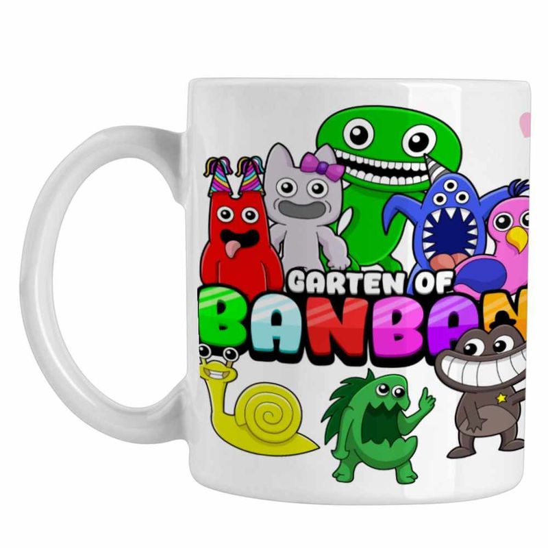 Casa si Gradina - Bucatarie si vesela - Cani si pahare - Cani si cesti - Cana Garden of Banban All Gang Horror CoolTrend, alba, 330ml - Infinity.ro