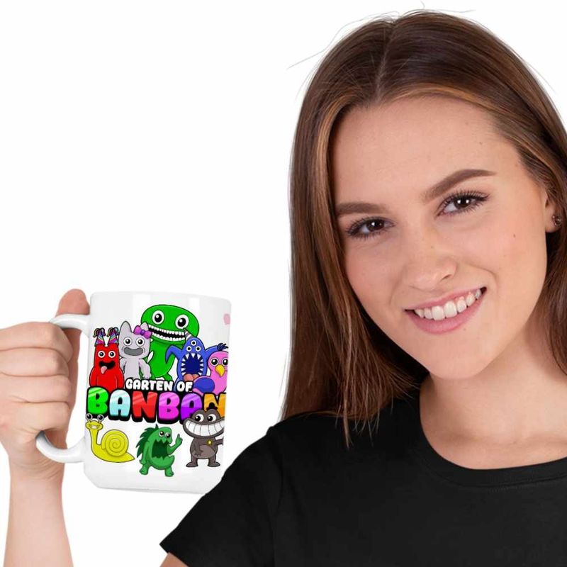 Casa si Gradina - Bucatarie si vesela - Cani si pahare - Cani si cesti - Cana Garden of Banban All Gang Horror CoolTrend, alba, 330ml - Infinity.ro