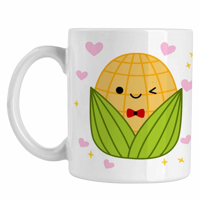 Casa si Gradina - Bucatarie si vesela - Cani si pahare - Cani si cesti - Cana Squishmallows Porumb Ferma CoolTrend, alba, 330ml - Infinity.ro