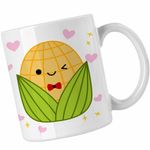 Casa si Gradina - Bucatarie si vesela - Cani si pahare - Cani si cesti - Cana Squishmallows Porumb Ferma CoolTrend, alba, 330ml - Infinity.ro