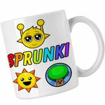 Casa si Gradina - Bucatarie si vesela - Cani si pahare - Cani si cesti - Cana Sprunki Logo Music Gamer CoolTrend, alba, 330ml - Infinity.ro