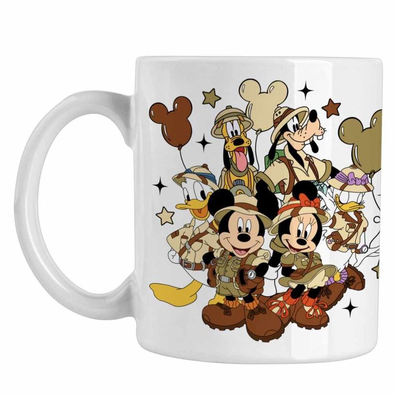 Casa si Gradina - Bucatarie si vesela - Cani si pahare - Cani si cesti - Cana Mickey Mouse All Gang CoolTrend, alba, 330ml - Infinity.ro