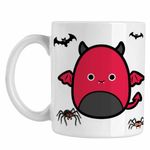 Casa si Gradina - Bucatarie si vesela - Cani si pahare - Cani si cesti - Cana Squish mallows Diavol Horror CoolTrend, alba, 330ml - Infinity.ro