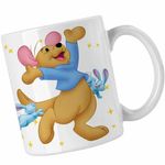 Casa si Gradina - Bucatarie si vesela - Cani si pahare - Cani si cesti - Cana Soricel Roo Ursuletul Winnie the Pooh Puh CoolTrend, alba, 330ml - Infinity.ro