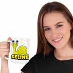 Casa si Gradina - Bucatarie si vesela - Cani si pahare - Cani si cesti - Cana Banban Seline Melc Gradinita CoolTrend, alba, 330ml - Infinity.ro