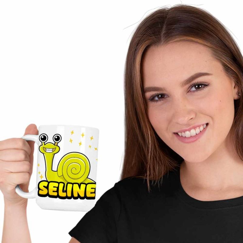 Casa si Gradina - Bucatarie si vesela - Cani si pahare - Cani si cesti - Cana Banban Seline Melc Gradinita CoolTrend, alba, 330ml - Infinity.ro