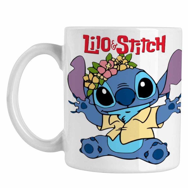 Casa si Gradina - Bucatarie si vesela - Cani si pahare - Cani si cesti - Cana Stitch Coronita CoolTrend, alba, 330ml - Infinity.ro