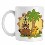 Casa si Gradina - Bucatarie si vesela - Cani si pahare - Cani si cesti - Cana Timon Pumba Simba Regele Leu CoolTrend, alba, 330ml - Infinity.ro