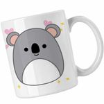Casa si Gradina - Bucatarie si vesela - Cani si pahare - Cani si cesti - Cana Squishmallows Koala CoolTrend, alba, 330ml - Infinity.ro