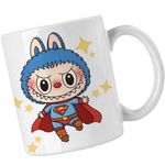 Casa si Gradina - Bucatarie si vesela - Cani si pahare - Cani si cesti - Cana Labubu Superman Marvel CoolTrend, alba, 330ml - Infinity.ro