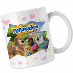 Casa si Gradina - Bucatarie si vesela - Cani si pahare - Cani si cesti - Cana Pupstruction Team Catelusi Constructori Disney CoolTrend, alba, 330ml - Infinity.ro