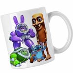 Casa si Gradina - Bucatarie si vesela - Cani si pahare - Cani si cesti - Cana Robogobo Tung Sahur CoolTrend, alba, 330ml - Infinity.ro