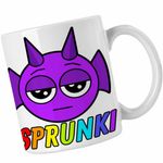 Casa si Gradina - Bucatarie si vesela - Cani si pahare - Cani si cesti - Cana Sprunki Durple Music Gamer CoolTrend, alba, 330ml - Infinity.ro