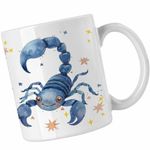 Casa si Gradina - Bucatarie si vesela - Cani si pahare - Cani si cesti - Cana Scorpion Baby Zodiac Horoscop Scorpio Astrologie CoolTrend, alba, 330ml - Infinity.ro