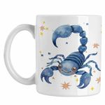 Casa si Gradina - Bucatarie si vesela - Cani si pahare - Cani si cesti - Cana Scorpion Baby Zodiac Horoscop Scorpio Astrologie CoolTrend, alba, 330ml - Infinity.ro