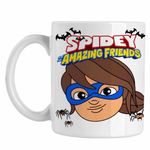 Casa si Gradina - Bucatarie si vesela - Cani si pahare - Cani si cesti - Cana Ms Marvel Spidey mis CoolTrend, alba, 330ml - Infinity.ro