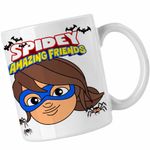 Casa si Gradina - Bucatarie si vesela - Cani si pahare - Cani si cesti - Cana Ms Marvel Spidey mis CoolTrend, alba, 330ml - Infinity.ro