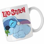Casa si Gradina - Bucatarie si vesela - Cani si pahare - Cani si cesti - Cana Stitch Baby Sleep CoolTrend, alba, 330ml - Infinity.ro