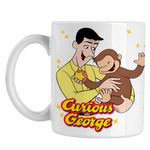 Casa si Gradina - Bucatarie si vesela - Cani si pahare - Cani si cesti - Cana Curiosul George Teodor Zoo CoolTrend, alba, 330ml - Infinity.ro