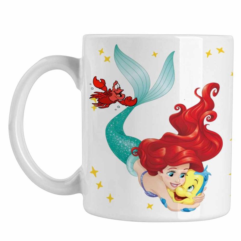 Casa si Gradina - Bucatarie si vesela - Cani si pahare - Cani si cesti - Cana Ariel Flounder Best Friends Flander CoolTrend, alba, 330ml - Infinity.ro
