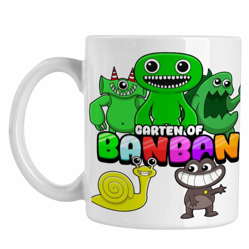 Casa si Gradina - Bucatarie si vesela - Cani si pahare - Cani si cesti - Cana Banban Beepo Jumbo Joel Gradinita CoolTrend, alba, 330ml - Infinity.ro