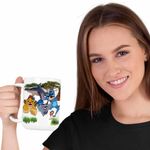 Casa si Gradina - Bucatarie si vesela - Cani si pahare - Cani si cesti - Cana Tralalero Tralala Garda Felina Stitch Meme CoolTrend, alba, 330ml - Infinity.ro