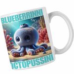 Casa si Gradina - Bucatarie si vesela - Cani si pahare - Cani si cesti - Cana Blueberrinni Octopussini Italian Meme Brainrot Brain Rot CoolTrend, alba, 330ml - Infinity.ro