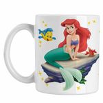 Casa si Gradina - Bucatarie si vesela - Cani si pahare - Cani si cesti - Cana Ariel Stanca Sebastian Little Mermaid CoolTrend, alba, 330ml - Infinity.ro