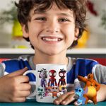 Casa si Gradina - Bucatarie si vesela - Cani si pahare - Cani si cesti - Cana Paienjenel Spin Fantoma Super Pisicute CoolTrend, alba, 330ml - Infinity.ro