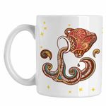 Casa si Gradina - Bucatarie si vesela - Cani si pahare - Cani si cesti - Cana Varsator Zodiac Horoscop Aquarius Mandala Astrologie CoolTrend, alba, 330ml - Infinity.ro