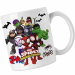 Casa si Gradina - Bucatarie si vesela - Cani si pahare - Cani si cesti - Cana Paienjenelul Marvel si prietenii lui uimitori CoolTrend, alba, 330ml - Infinity.ro