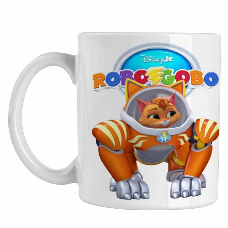 Casa si Gradina - Bucatarie si vesela - Cani si pahare - Cani si cesti - Cana Robogobo Allie Robosuit CoolTrend, alba, 330ml - Infinity.ro