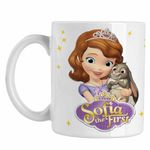 Casa si Gradina - Bucatarie si vesela - Cani si pahare - Cani si cesti - Cana Sofia Intai Iepuras, Sofia the First CoolTrend, alba, 330ml - Infinity.ro