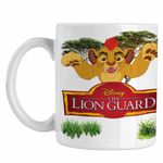 Casa si Gradina - Bucatarie si vesela - Cani si pahare - Cani si cesti - Cana Lion Guard Kion Garda Felina CoolTrend, alba, 330ml - Infinity.ro
