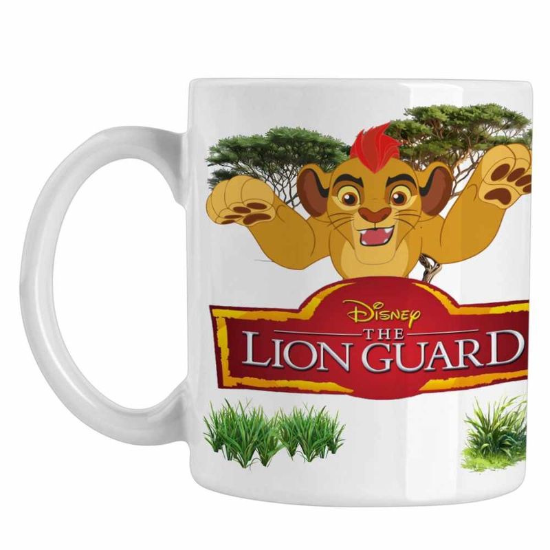 Casa si Gradina - Bucatarie si vesela - Cani si pahare - Cani si cesti - Cana Lion Guard Kion Garda Felina CoolTrend, alba, 330ml - Infinity.ro