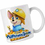Casa si Gradina - Bucatarie si vesela - Cani si pahare - Cani si cesti - Cana Pupstruction Phinny Catelusi Constructori CoolTrend, alba, 330ml - Infinity.ro