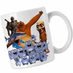 Casa si Gradina - Bucatarie si vesela - Cani si pahare - Cani si cesti - Cana Grizzy Lemingi Brainrot Tung Sahur Tralalero Wukong CoolTrend, alba, 330ml - Infinity.ro