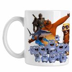 Casa si Gradina - Bucatarie si vesela - Cani si pahare - Cani si cesti - Cana Grizzy Lemingi Brainrot Tung Sahur Tralalero Wukong CoolTrend, alba, 330ml - Infinity.ro