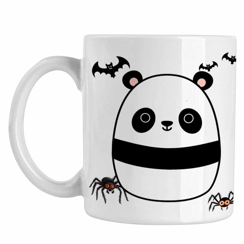 Casa si Gradina - Bucatarie si vesela - Cani si pahare - Cani si cesti - Cana Squishmallows Kung Fu Panda CoolTrend, alba, 330ml - Infinity.ro