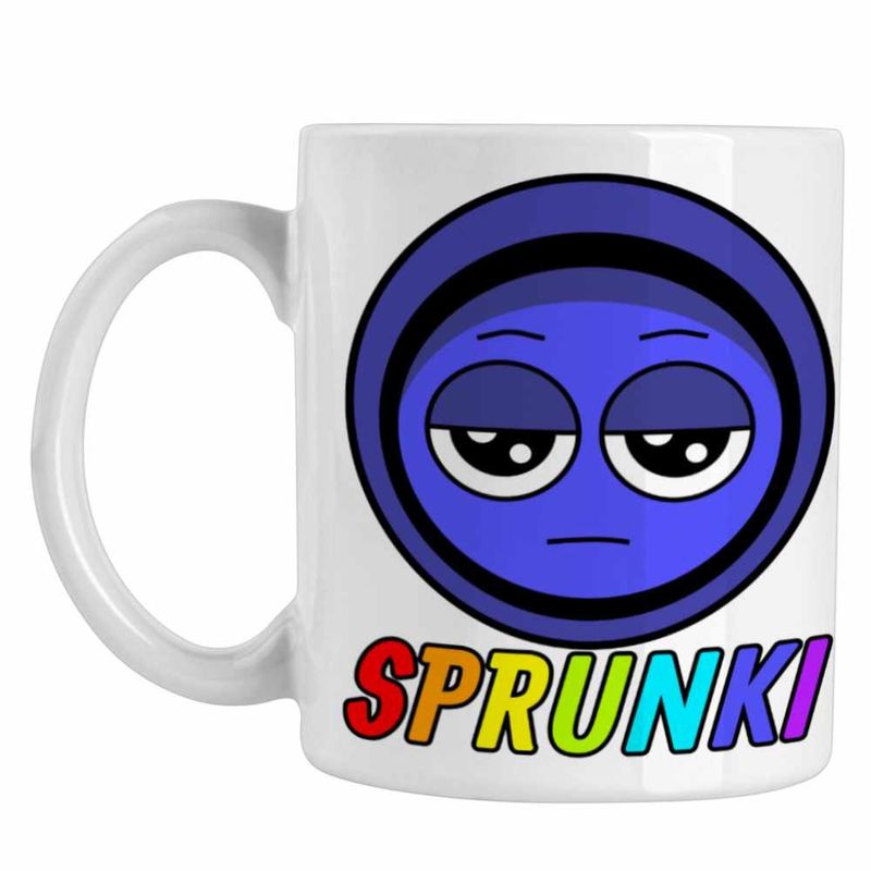Casa si Gradina - Bucatarie si vesela - Cani si pahare - Cani si cesti - Cana Sprunki Jevin Song Music Game CoolTrend, alba, 330ml - Infinity.ro