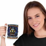 Casa si Gradina - Bucatarie si vesela - Cani si pahare - Cani si cesti - Cana Cappuccino Assassino Ninja Brainrot CoolTrend, alba, 330ml - Infinity.ro
