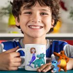 Casa si Gradina - Bucatarie si vesela - Cani si pahare - Cani si cesti - Cana Sofia Intai Dragon, Sofia the First CoolTrend, alba, 330ml - Infinity.ro