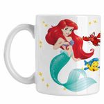 Casa si Gradina - Bucatarie si vesela - Cani si pahare - Cani si cesti - Cana Little Mermaid Ariel Printesa CoolTrend, alba, 330ml - Infinity.ro
