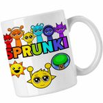 Casa si Gradina - Bucatarie si vesela - Cani si pahare - Cani si cesti - Cana Sprunki Music Beats Game CoolTrend, alba, 330ml - Infinity.ro
