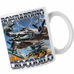 Casa si Gradina - Bucatarie si vesela - Cani si pahare - Cani si cesti - Cana Bombardino Crocodilo Nuclear Brainrot Meme CoolTrend, alba, 330ml - Infinity.ro