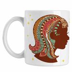 Casa si Gradina - Bucatarie si vesela - Cani si pahare - Cani si cesti - Cana Fecioara Zodiac Horoscop Virgo Mandala Astrologie CoolTrend, alba, 330ml - Infinity.ro
