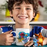 Casa si Gradina - Bucatarie si vesela - Cani si pahare - Cani si cesti - Cana Ariel Stitch Garda Felina Fuli Kion CoolTrend, alba, 330ml - Infinity.ro