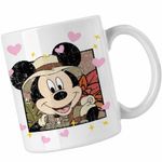 Casa si Gradina - Bucatarie si vesela - Cani si pahare - Cani si cesti - Cana Mickey Mouse Safari Get Wild CoolTrend, alba, 330ml - Infinity.ro