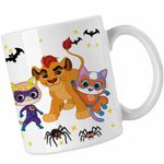 Casa si Gradina - Bucatarie si vesela - Cani si pahare - Cani si cesti - Cana Sclipi Ghem Kion Garda Felina Super Pisicute CoolTrend, alba, 330ml - Infinity.ro
